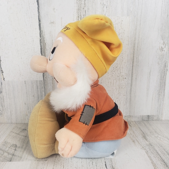 The Disney Store The Seven Dwarves Happy 12" plush stuffed animal - Picture 2 of 7